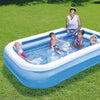 Piscina gonflabila 201 x 150 x 51 cm cu 2 inele si FUND DUBLU
