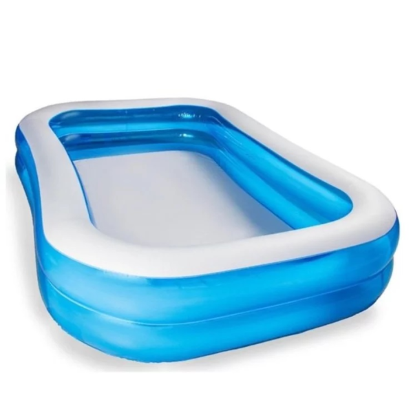 Piscina gonflabila 201 x 150 x 51 cm cu 2 inele si FUND DUBLU